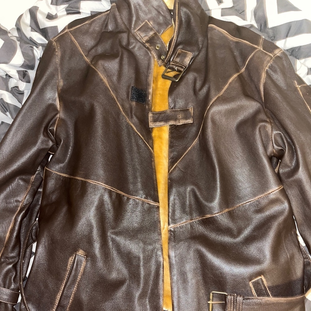 WATCHDOGS Aiden Pearce Genuine Leather Coat